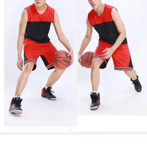 Uniformes de basket-ball unisexe légers respirants de haute qualité à séchage rapide personnalisables ensembles pour adultes grande taille 100% polyester personnalisés - Product Image 1