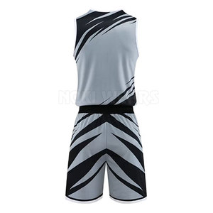 Uniforme de baloncesto de sarga de aparejos de secado rápido, ropa deportiva, uniforme de baloncesto en Stock, uniforme de baloncesto - Product Image 2