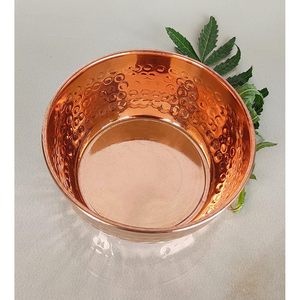 Cuenco de cobre martillado más buscado Serveware ecológico pulido para hoteles y restaurantes para fiestas - Product Image 5