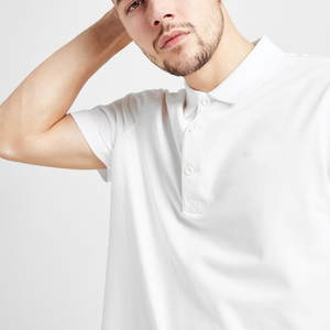 เสื้อถักลำลองผู้ชายแบบ OEM สั่งทำพิเศษ ผ้าฝ้าย 100% แห้งเร็ว ระบายอากาศดี แขนสั้น สีพื้น โลโก้สั่งทำ สีสั่งทำได้ ไซส์พลัส - Product Image 5