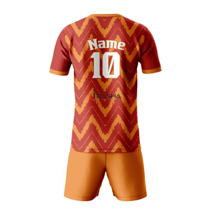 Customized Personalized Football Training Jersey <b>Short</b> Sleeve and <b>Shorts</b> Uniform <b>Polyester</b> Fabric Soccer Uniforms for Adults - Product Image 2