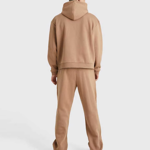 Ensemble de survêtement homme en molleton bouclette avec broderie et éléments réfléchissants, personnalisable, pour le jogging - Product Image 2