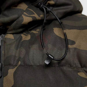 Casual Winter Plus Size Hooded Breathable Windproof Water Repellent Zipper Front Cotton Filled Streetwear Puffer Jacket Warm - Product Image 6