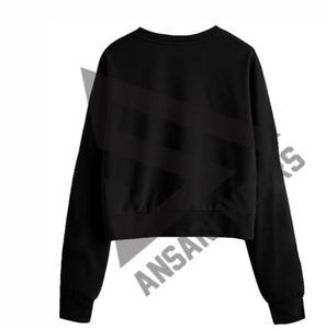 Suéter de Invierno de Alta Calidad, Estilo Informal, Cuello Redondo, de Algodón y Felpa, para Mujer - Product Image 4