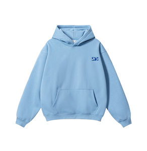 Sweats à capuche en coton épais de haute qualité pour hommes Logo personnalisé grande taille chaleur d'hiver sweats à capuche en polaire vierge personnalisés - Product Image 3