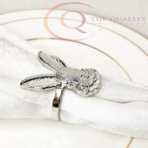 Anneau de serviette en aluminium de qualité supérieure, couleurs et formes personnalisées, qualité standard élevée, luxueux, pour mariage, en stock, respectueux de l'environnement - Product Image 3