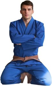 ชุดยูนิฟอร์ม Jiu Jitsu ผ้าฝ้าย100% สำหรับผู้ใหญ่ดีไซน์แบบกำหนดเอง - Product Image 3