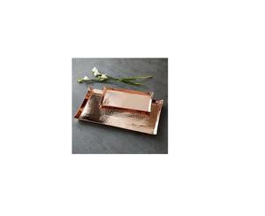 Decorative Customized Copper <b>Tray</b> Dry Fruit Food Fruit Luxury <b>Stainless</b> <b>Steel</b> Copper Metal <b>Tray</b> for Home Sale - Product Image 3
