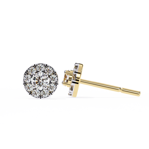 Pendientes de Oro de 18K con Diamantes Cultivados en Laboratorio, en Oro Rosa y Oro Blanco/Amarillo, para Compromiso - Product Image 1