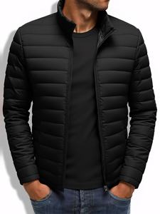 Chaquetas Acolchadas para Hombre, Chaqueta de Invierno Ligera y Empacable, Chaqueta Acolchada para Hombre, Abrigos Cálidos, Chaqueta Impermeable, Cortavientos y Aislante - Product Image 2