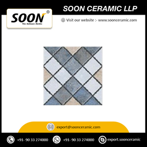 Las mejores baldosas de porcelana de estacionamiento ordinarias de 300x300 de buena calidad para venta de exportación de proveedor indio - Product Image 3