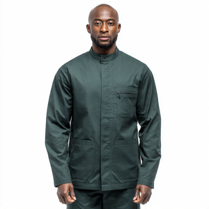 Nuevas chaquetas médicas personalizadas unisex Spandex-Material para médicos y hospitales | Chaquetas médicas de moda para uniformes médicos - Product Image 5