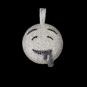 Collar de Joyería Fina Hip Hop Personalizado con Diamantes Moissanite VVS Helados de Corte Brillante, Chapado en Oro IGI sobre Plata 925 - Product Image 2
