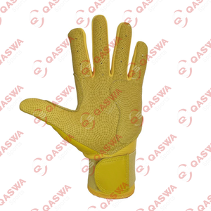 Gants de frappe de baseball en cuir véritable de manchette de couleur rouge de qualité supérieure pour les joueurs d'équipe professionnels - Product Image 6
