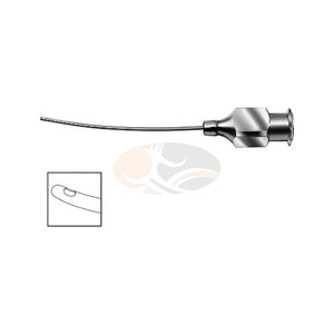 Cannule lacrymale incurvée McIntyre de qualité supérieure, instruments d'irrigation ophtalmique, acier inoxydable, sonde de lavage du conduit lacrymal - Product Image 1