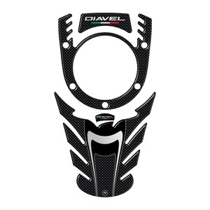 Kit Adesivi 3D in Resina su Misura per Protezione Serbatoio, Decalcomanie Impermeabili per Moto DUCATI DIAVEL - Logo e Decorazione - Product Image 1