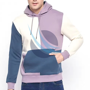 Pull à capuche épais pour hommes avec doublure polaire Sweats à capuche personnalisés Style Streetwear Sweat-shirt d'hiver à manches longues - Product Image 1