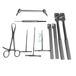 Set of 10pcs Orthopedic Forceps <b>Drill</b> <b>Guide</b> Bender Tap Instruments - Product Image 4