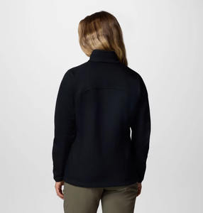 Alta demanda logotipo personalizado negro mujer Kruser Ridge Softshell chaqueta mangas completas y chaquetas a prueba de viento para correr al aire libre de las mujeres - Product Image 2