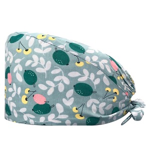 Venta al por mayor Hospital Quirúrgico Scrub Cap Tela de satén absorbente de sudor y lavable Enfermera Sombreros para mascotas Enfermera clínica Sombreros - Product Image 5