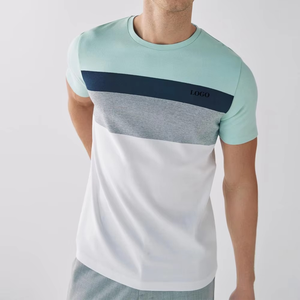 Venta al por mayor de los hombres de tacto suave Regular Fit Camiseta 100% algodón de manga corta hombres camiseta transpirable y cómoda - Product Image 5
