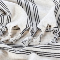 Serviettes de plage avec Logo imprimé personnalisé, serviettes de bain de luxe 30% lin, 70% coton, Super absorbant, sans sable, serviette turque, vente en gros