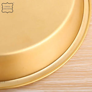 Plateau de service en métal en cuivre et acier écologique Design terne avec technique de gravure pour les plateaux polyvalents d'hôtel et de maison - Product Image 5