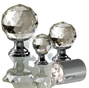 Meuble de cuisine et chambre à coucher, matériel élégant, boule naturelle, pierre de cristal, bouton de tiroir de commode, boutons en forme de diamant - Product Image 4