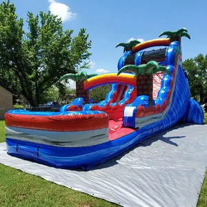 commercial grade inflatable Water Slide For Kid Commercial Activities Inflatable Pool Slide Water Slides Backyard Inflatable