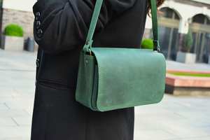 Bolso cruzado de cuero Vintage para mujer con diseño simple de moda, bolso con correa para el hombro con diseño personalizado para mujer - Product Image 4