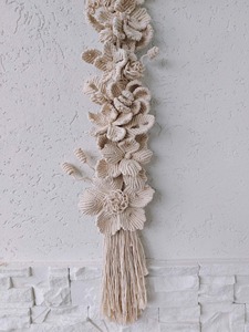 Hermoso Arte de Pared de Macramé Inspirado en el Atardecer para Decoración de Sala de Estar, Estilo de Dormitorio y Exhibición Creativa de Pared - Product Image 2