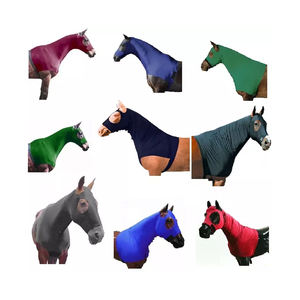 Capuche de cheval à col complet en Spandex épais personnalisable avec logo personnalisé Protection extérieure Type de calèche - Product Image 4