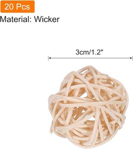 Modesto mosaico esfera Metal ratán diseño creativo bola adornos para decoración del hogar para jardín pasillo estilo artístico - Product Image 1