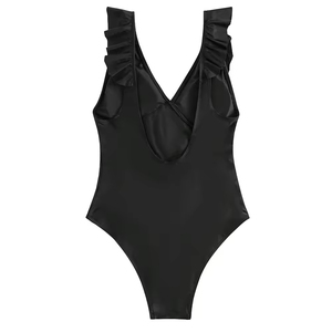 ชุดว่ายน้ำขาสูงสำหรับผู้หญิงชุดว่ายน้ำชิ้นเดียวสำหรับผู้หญิงชุดว่ายน้ำดีไซน์เนอร์ OEM - Product Image 2