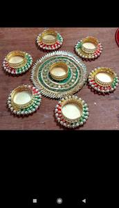 Traditional Rangoli <b>Set</b> Festive Home Decor Rangoli Mat Housewarming Favors Wedding Gift <b>Tea</b> <b>Party</b> Decor Christmas Valentine Gift - Product Image 3