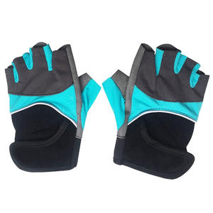 Men's White Neoprene <b>Fitness</b> <b>Gloves</b> for Gym Training Bodybuilding and Ski Sports for Weight Lifting - Product Image 1
