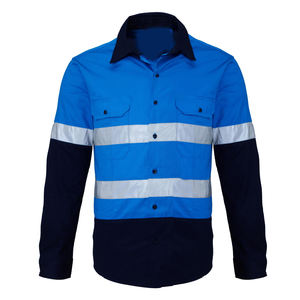 Chemise polo de travail à logo personnalisé, haute visibilité, vêtements de sécurité réfléchissants, chemises avec réflecteur, chemises de travail de construction - Product Image 6