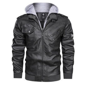 Chaqueta de cuero para hombre estilo HIGH STREET del fabricante, chaquetas de cuero para hombre al por mayor - Product Image 6