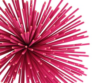 Bâton d'encens en bois brut de taille personnalisable rose non parfumé fait à la main au Vietnam à usage religieux du fabricant - Product Image 4