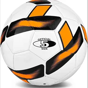 Máquina de esportes tamanho oficial, bola de futebol tamanho 5 PU, venda por atacado, alta qualidade, tamanho oficial, 2024, tamanho novo, tamanho oficial, tamanho 5