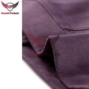 Nouveau design de veste en faux daim pour femmes avec manteau court d'automne à franges solides avec remplissage en coton beau manteau de dames à revers de moto - Product Image 6