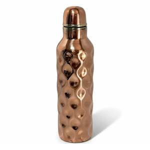 Botella de Agua de Cobre de Diseño Minimalista, Estilo Anatolia, Hecha de Metal - Product Image 6