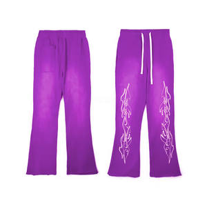 กางเกงซับเหงื่อผ้าคอตตอนซักแบบมีกรดไซส์ใหญ่พิเศษเสื้อผ้าผู้ชายทันสมัย - Product Image 2