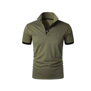 Camisa de calidad superior para hombre Diseño de logotipo personalizado Sólido 100% Algodón Camisa deportiva de golf de secado rápido - Product Image 2