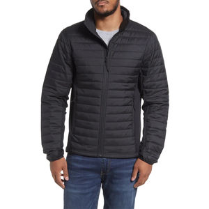 High Quality Men's Custom Logo Winter Puffer Jacket New Design Outdoor Padded Hooded Quilted Bubble Coats Pattern Decoration - Product Image 3