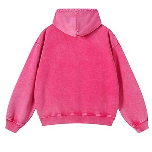 Sudadera con capucha de mujer de gran tamaño nueva llegada | Sudadera de lujo con lavado ácido OEM fábrica al por mayor - Product Image 2