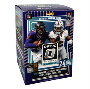 Precio al por mayor 100% garantizado: Caja de blaster de fútbol Panini Donruss Optic 2025 sellada de fábrica, disponible para compradores mayoristas, en stock. - Product Image 1