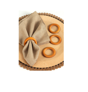 Servilletero de madera de diseño moderno Suministros de hotel de boda de lujo Decoración de mesa Cantidad a granel A precio asequible - Product Image 6