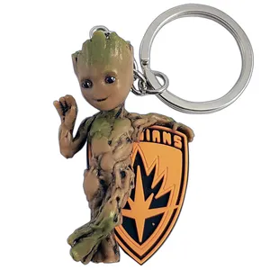 Llavero de plástico de Marvel Guardianes de la Galaxia con el adorable Baby Groot - Product Image 1