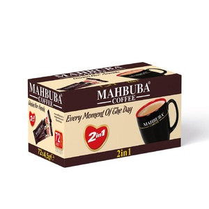 Café instantáneo sin azúcar 2 en 1 liofilizado con certificado Kosher de calidad superior, rico sabor cremoso suave, en caja, en paquete de 72 - Product Image 1